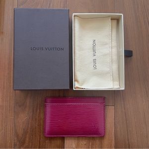 Louis Vuitton EPI Leather Card Case